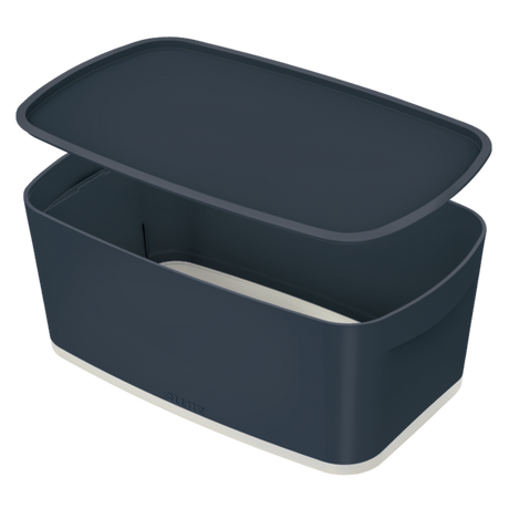 Opbevaringsboks MyBox S m/låg Cosy grå