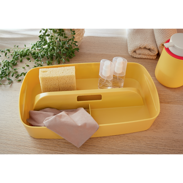 Organiseringsbakke m/håndt MyBox Cosy S gul