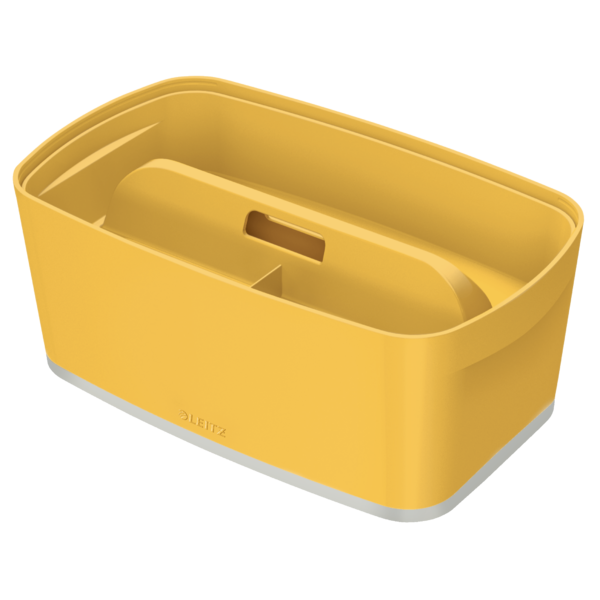 Organiseringsbakke m/håndt MyBox Cosy S gul