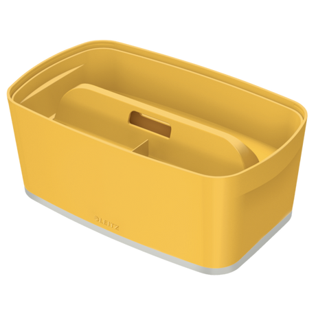 Organiseringsbakke m/håndt MyBox Cosy S gul
