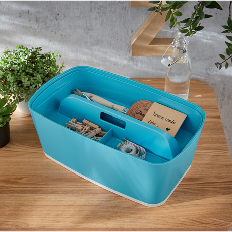 Organiseringsbakke m/håndt MyBox Cosy S blå
