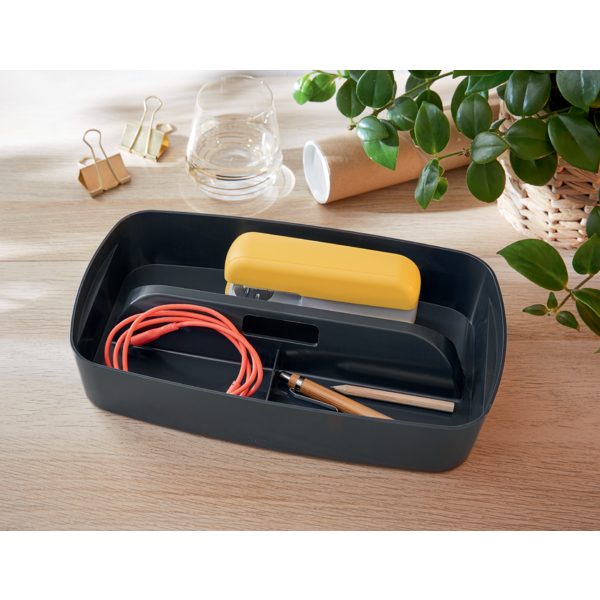 Organiseringsbakke m/håndt MyBox Cosy S grå