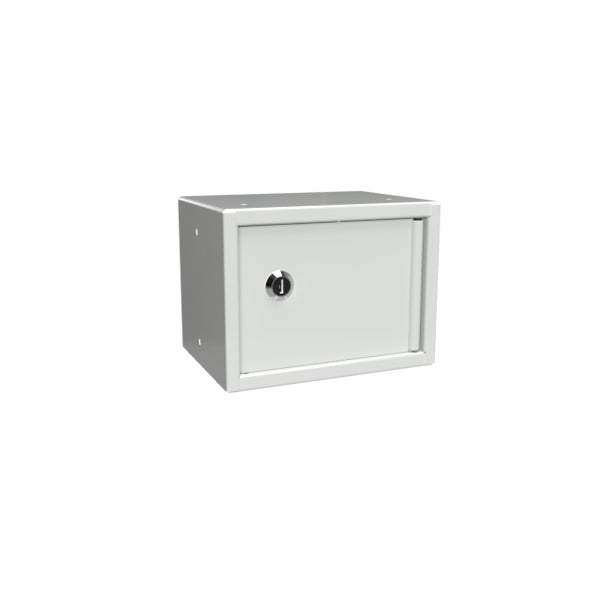 Sonesson Opbevaringsboks 150x200x150 mm Grå dør, cylinderlås – Mobilskabe & smårumsskabe