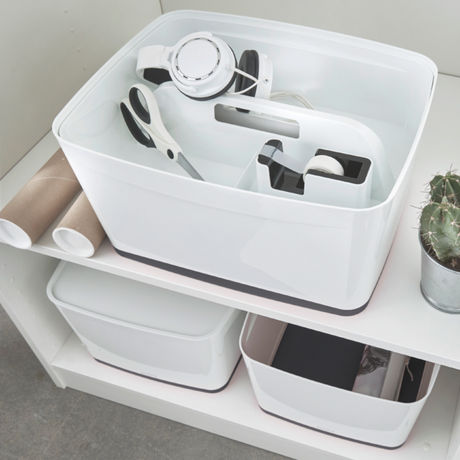 Organiseringsbakke Mybox S hvid