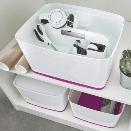 Organiseringsbakke Mybox S hvid