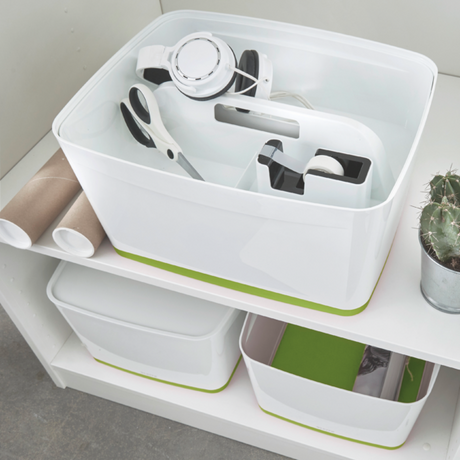 Organiseringsbakke Mybox S hvid