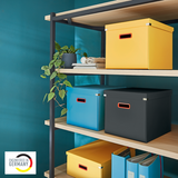 Arkivboks Click & Store Cosy Cube L blå