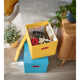 Arkivboks Click & Store Cosy Cube L blå