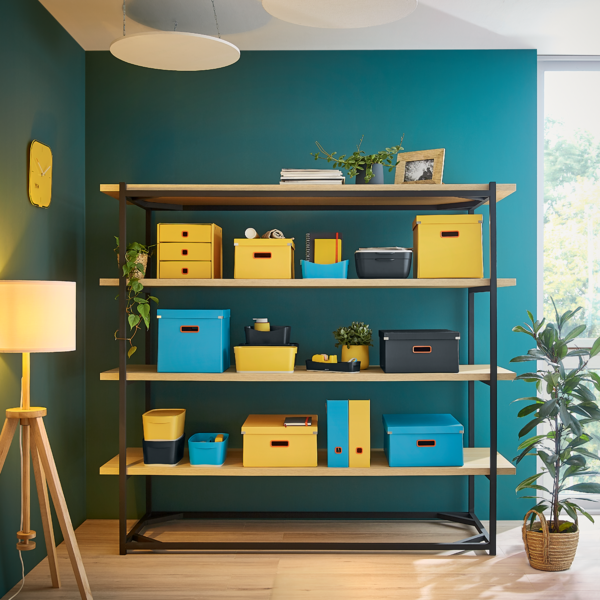 Arkivboks Click & Store Cosy Medium grå