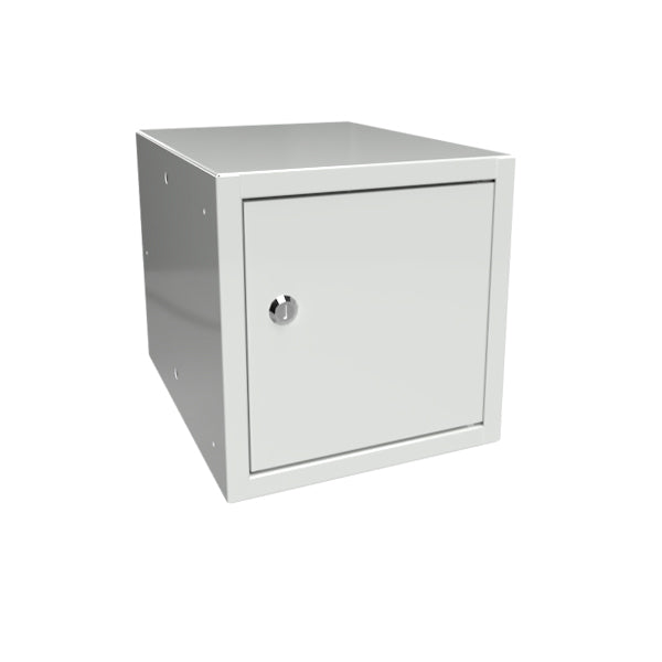Sonesson Opbevaringsboks 270x270x350 mm Grå dør, cylinderlås – Mobilskabe & smårumsskabe