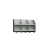 BST Garderobehylde, 3 pladser B750 mm Lys grå