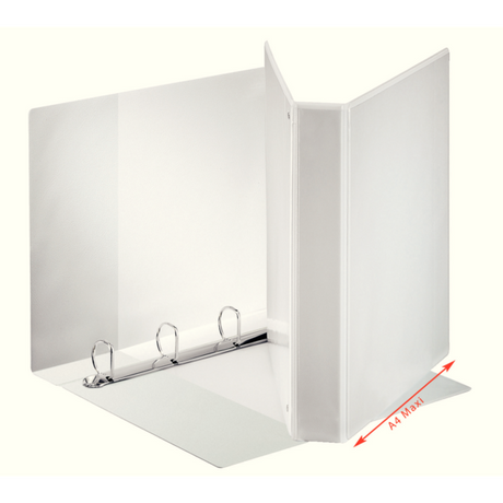 Ringbind panorama 3 lomA4+ 4RR 16mm hvid