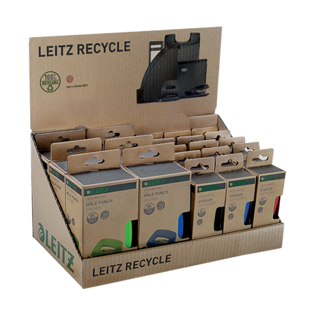 Hæftemaskine recycle t/25ark rød