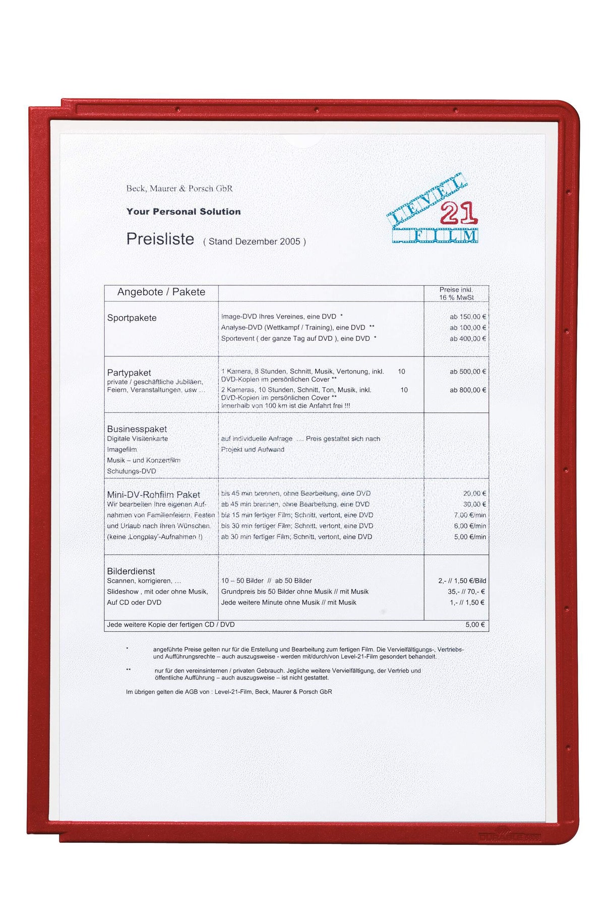 SHERPA® PANEL A4