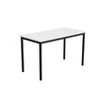 Bord Combi 200, 1200x600 mm Højde 720 mm Hvid  laminat på sort understel – image 1