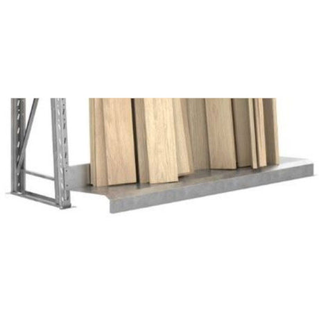 Underdel til listereol B 1850 x D 650 mm, forstærket og galvaniseret – image 1