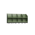 Sonesson BST Garderobehylde, 4 pladser B1000 mm Grøn – Garderobeskabe