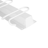 Endeafslutning støvleophæng + knagerække, hvid – image 1