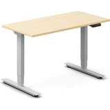 Hæve-sænkebord DNA, Birk 1200x600 mm 2-ben/Alugrå – image 2