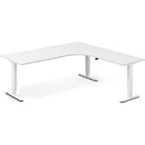 Hæve-sænkebord DNA, Hvid 2000x2000mm Højre 3-ben/Hvid – image 2