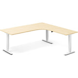 Hæve-sænkebord DNA, Birk 2000x2000 mm Højre 3-ben/Hvid – image 2