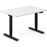 Hæve-sænkebord DNA, Hvid 1200x800mm 2-ben/Sort – image 2