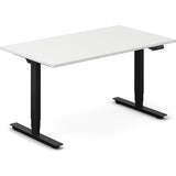 Hæve-sænkebord DNA, Hvid 1400x800mm 2-ben/Sort – image 1