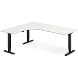 Hæve-sænkebord DNA, Hvid 2000x1800mm Venstre 3-ben/Sort – image 2