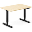Ergoff Hæve-sænkebord DNA, Birk 1200x800 mm 2-ben/Sort – Hæve/sænkeborde