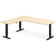 Ergoff Hæve-sænkebord DNA, Birk 2000x1800 mm Venstre 3-ben/Sort – Hæve/sænkeborde