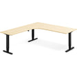 Ergoff Hæve-sænkebord DNA, Birk 2000x2200 mm Venstre 3-ben/Sort – Hæve/sænkeborde