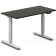 Ergoff Hæve-sænkebord DNA, Antracit 1200x600 mm 2-ben/Alugrå – Hæve/sænkeborde