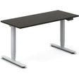 Hæve-sænkebord DNA, Antracit 1400x600 mm 2-ben/Alugrå – image 1