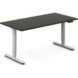 Hæve-sænkebord DNA, Antracit 1600x800 mm 2-ben Alugrå – image 1