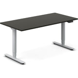 Hæve-sænkebord DNA, Antracit 1600x800 mm 2-ben Alugrå – image 1