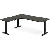 Hæve-sænkebord DNA, Antracit 2000x1800 mm Venstre 3-ben/Sort – image 1