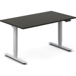 Ergoff Hæve-sænkebord DNA, Antracit 1400x800 mm 2-ben/Alugrå – Hæve/sænkeborde