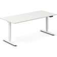 Hæve-sænkebord DNA, Hvid 1800x800mm 2-ben/Hvid