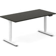 Ergoff Hæve-sænkebord DNA, Antracit 1600x800 mm 2-ben/Hvid – Hæve-sænkeborde
