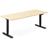 Hæve-sænkebord DNA, Birk 2000x800 mm 2-ben/Sort – image 2