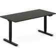 Ergoff Hæve-sænkebord DNA, Antracit 1600x800 mm 2-ben/Sort – Hæve/sænkeborde