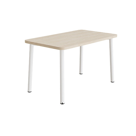 Tranås Skolmöbler Bord Add 590, 1200x700 mm højde 720 mm med hvidpigmenteret eg, hvidt stel – Caféborde