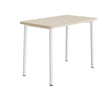 Tranås Skolmöbler Bord Add 590, 1200x700 mm højde 900 mm med lydabsorberende hvidpigmenteret eg, hvidt stel – Caféborde