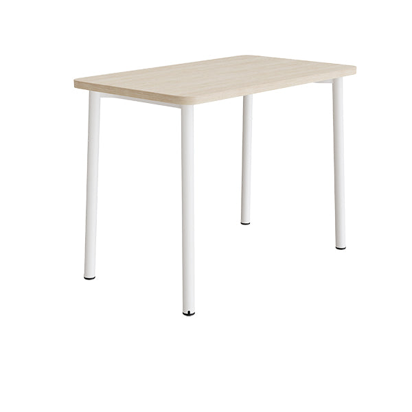 Tranås Skolmöbler Bord Add 590, 1200x700 mm højde 900 mm med lydabsorberende hvidpigmenteret eg, hvidt stel – Caféborde