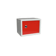 Sonesson Opbevaringsboks 150x200x150 mm Rød dør, cylinderlås – Mobilskabe & smårumsskabe