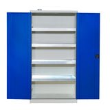 Kemikalieskab SMVH 1990x1000x435mm, 7035/5010 – image 2