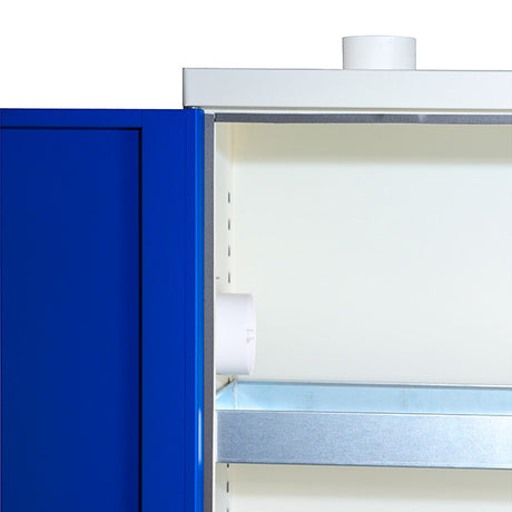 Kemikalieskab SMVH 1990x1000x435mm, 7035/5010 – image 4