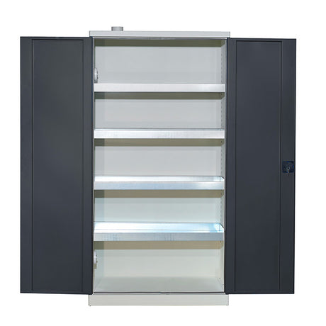 Kemikalieskab SMVH 1990x1000x435mm, 7035/7016 – image 2