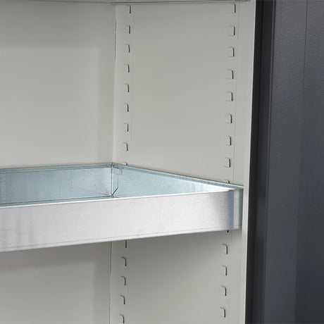Hylde til SMVH kemikalieskab 1000x435mm Galvaniseret – image 2