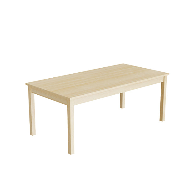 Bord Lovis 601, 1400x700 mm Højde 550 mm med lyddæmpende birk laminat, birk understel